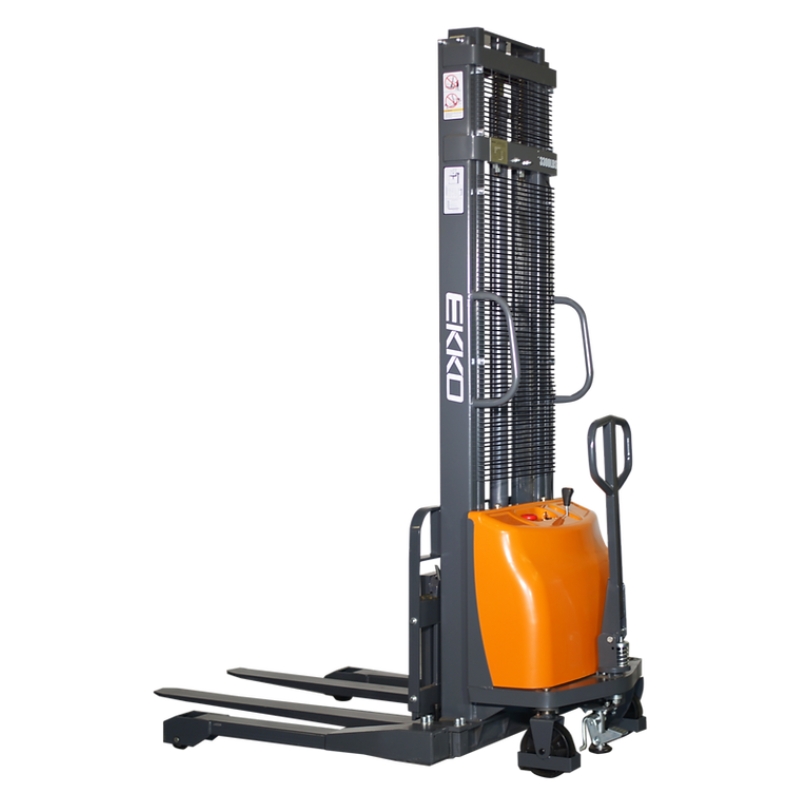 Semi-Electric Stacker EA15A-138, 3,300 lbs. Capacity