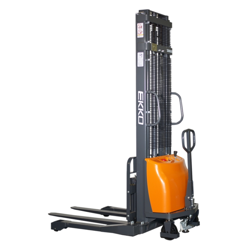Semi-Electric Stacker EA15A, 3,300 lbs. Capacity