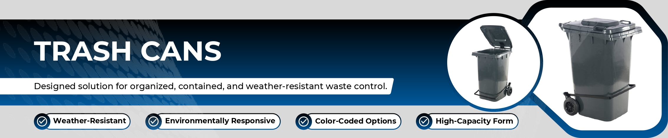 Trash Cans Banner