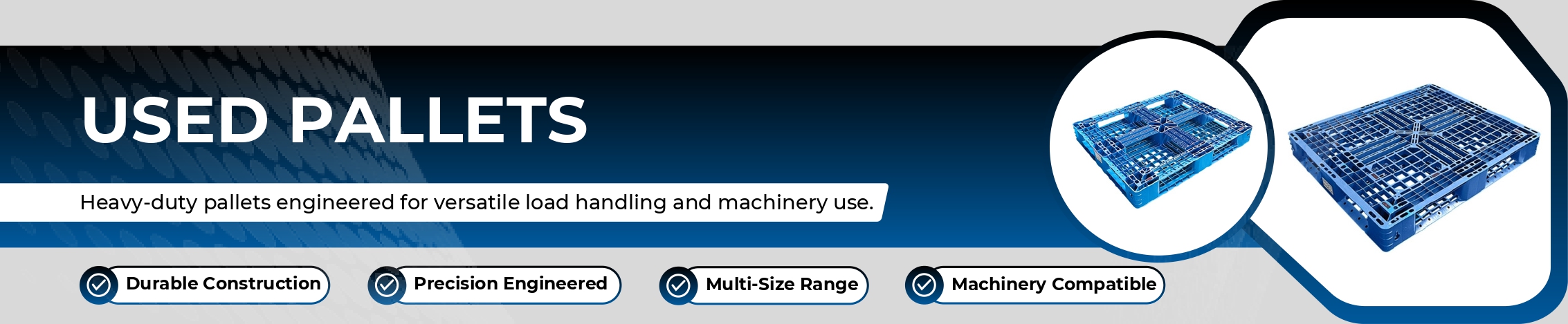 Used Pallets Banner