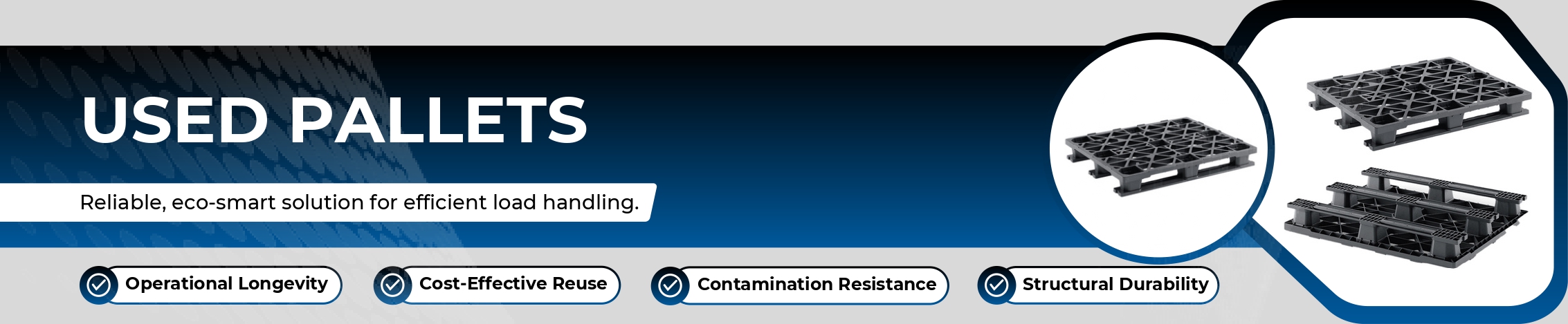 Used Pallets Banner