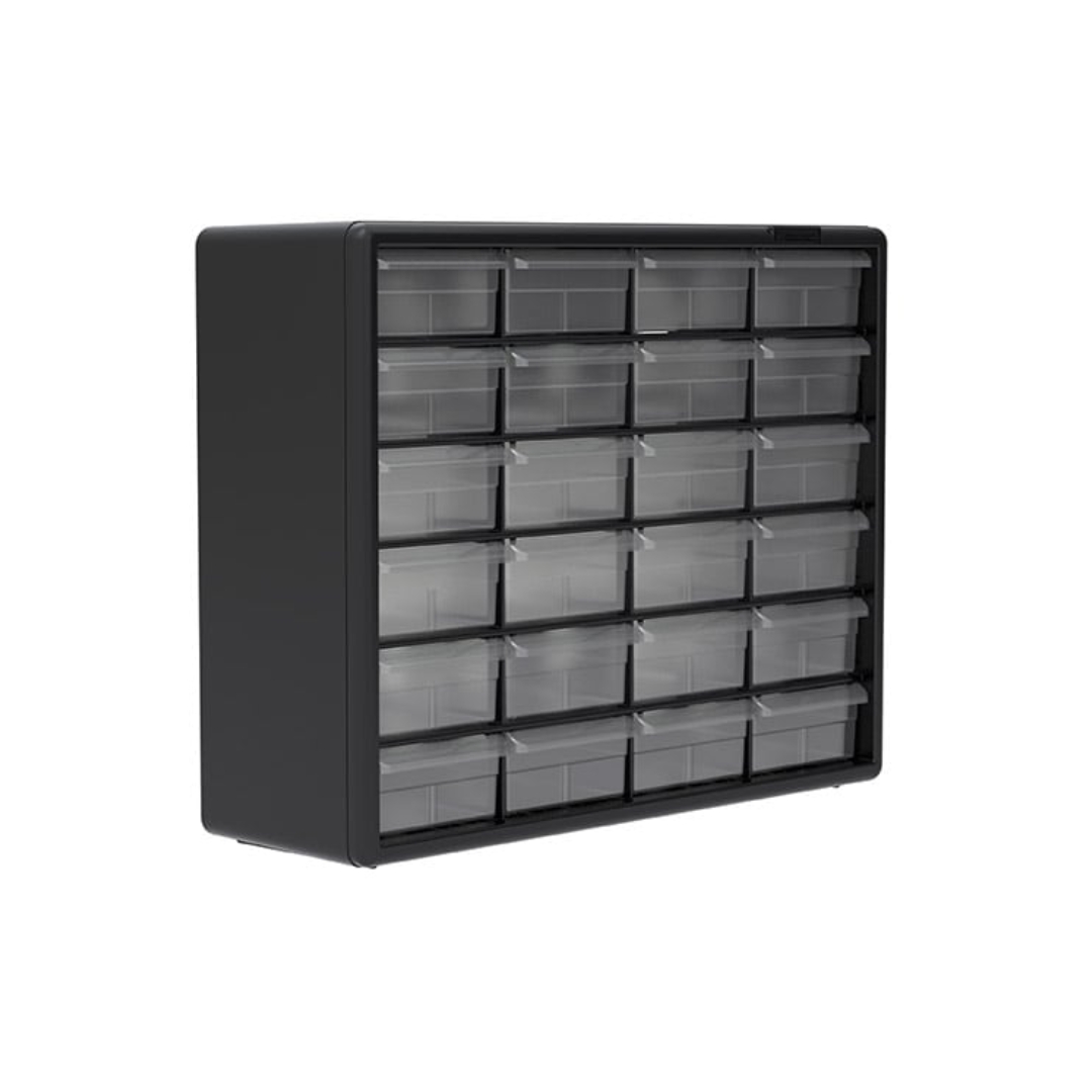 Akro-Mils 10124SCLAR 24 Drawer Plastic Storage Cabinet
