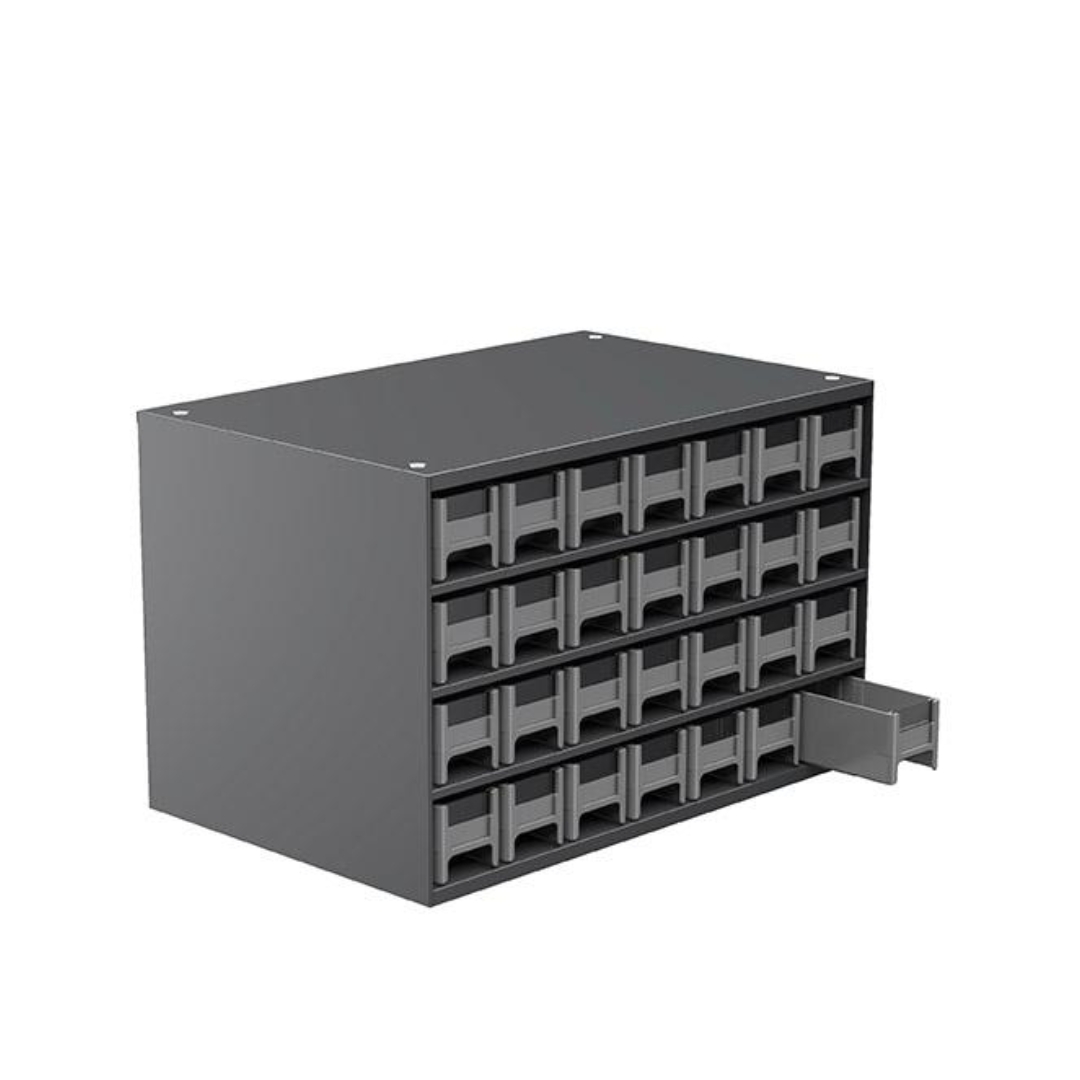 Akro-Mils 19228GREY 19-Series Steel Cabinet 28 Drawers