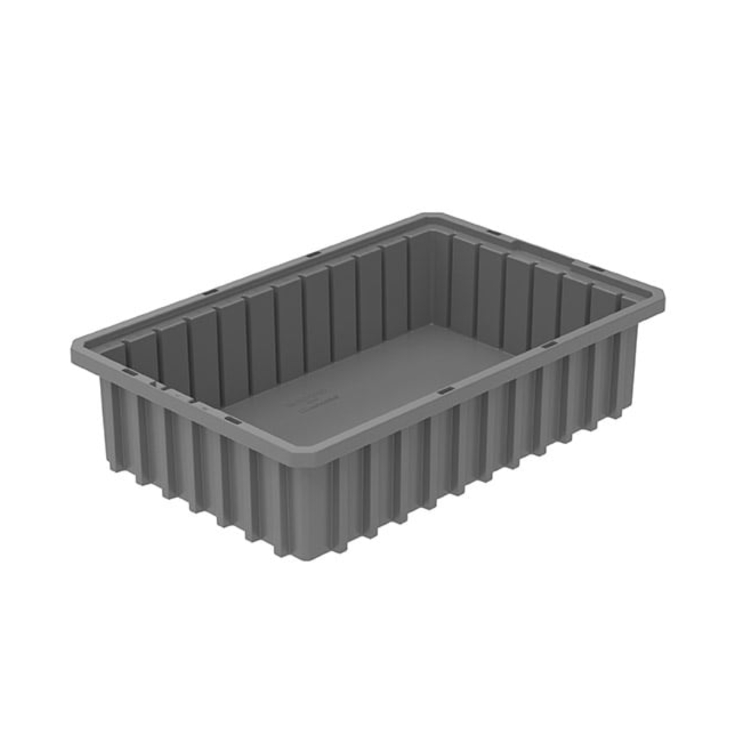 Akro-Mils 33164GREY Akro-Grid Dividable Plastic Storage Boxes