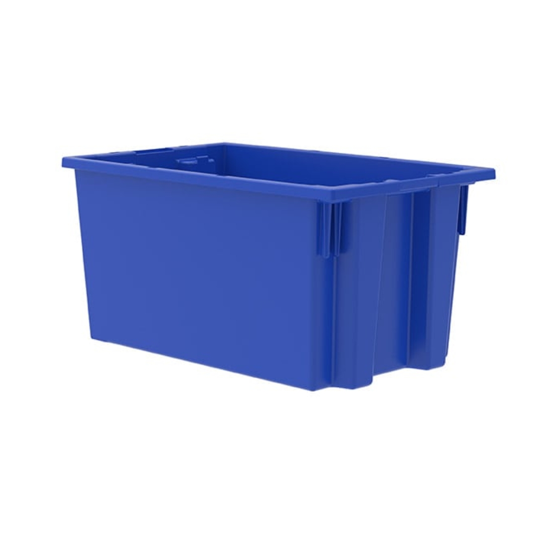 Akro-Mils 35185BLUE Nest & Stack Tote