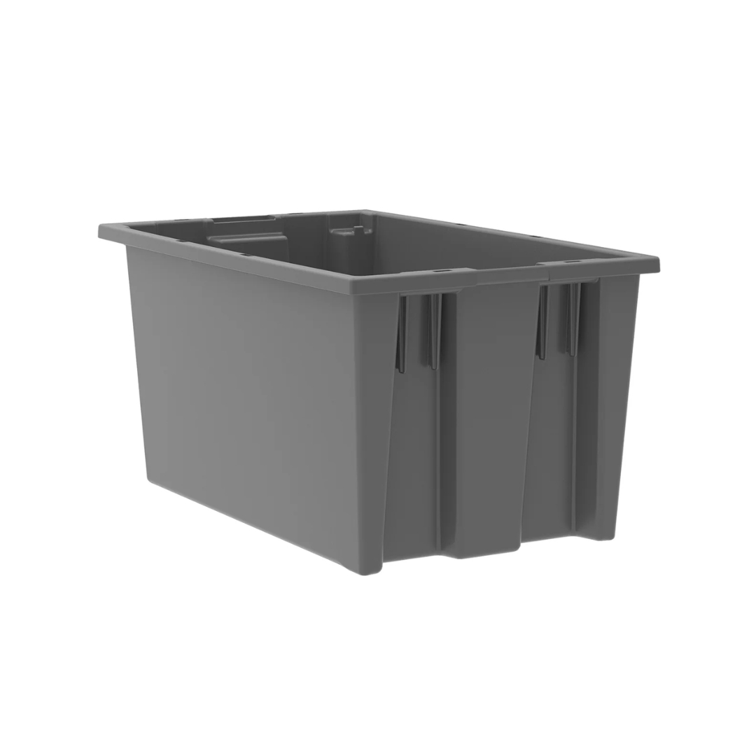 Akro-Mils 35185GREY Nest & Stack Tote