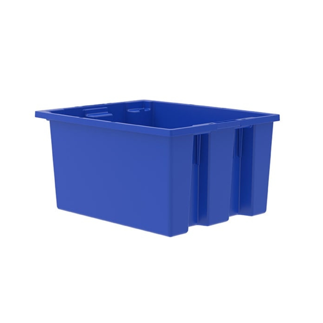 Akro-Mils 35190BLUE Nest & Stack Tote