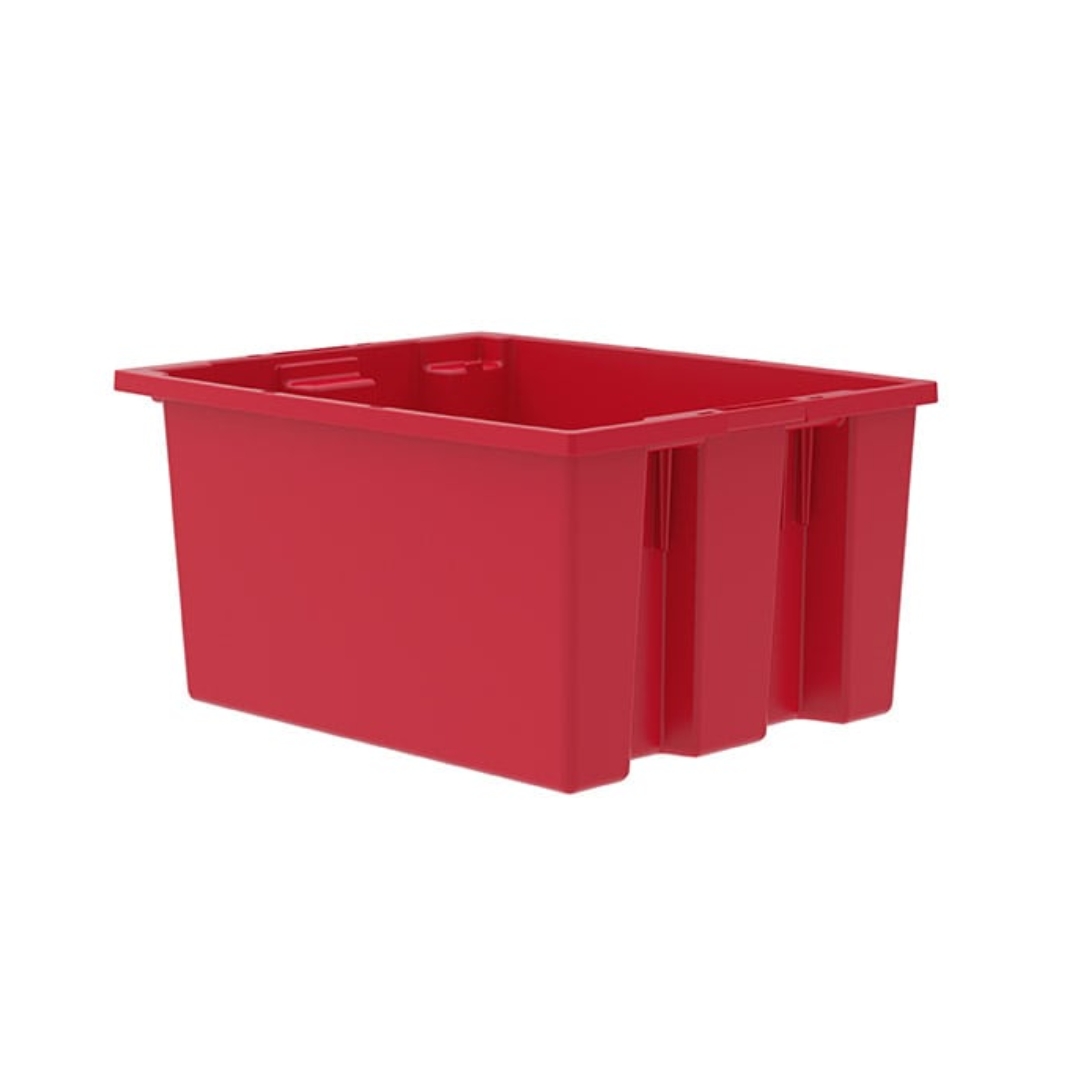 Akro-Mils 35190RED Nest & Stack Tote